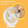 thumbnail image 3 of sruoe Portable Tabletop Fan, Desktop Fan, Desk Fan, Stroller Fan, Mini Tabletop Fan, Small Fan, Table Fans Oscillating for Home Clearance, Camping Fan, 3 of 5