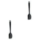 thumbnail image 2 of Naiovety Silicone Spatula Cooking Baking Scraper Heat-Resistant Cake Non-stick Tool Bending Batter Scrapers Spoon Mixing Tools Negro 2piezas, 2 of 6