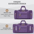 thumbnail image 3 of Bolsa de lona Gonex, 50 L, ampliable para viajes, color morado, 3 of 7