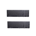 thumbnail image 1 of 2x de Portátil EE. UU. Keyboard de Laptop Compatible para 8560p 8570P 8560B 6560b 6565b 6560P Sunnimix Teclado retroiluminado rojo, 1 of 8