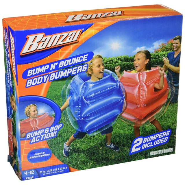 Protectores corporales BANZAI Bump N' Bounce con 2 protectores para más de 4 años