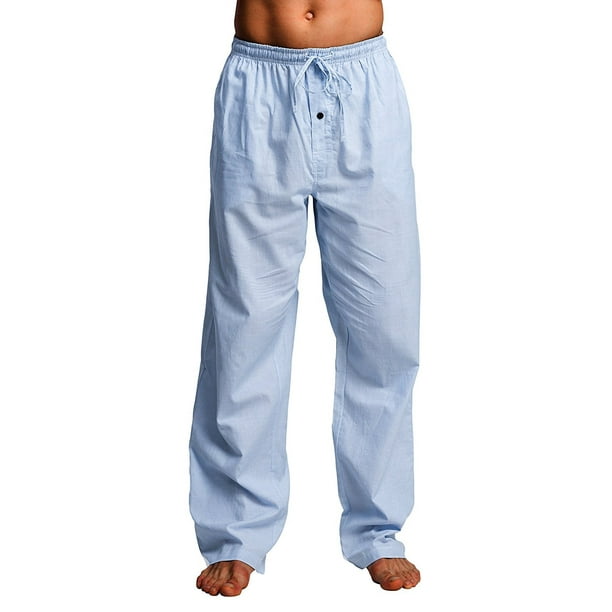 CYZ Collection CYZ Men's 100 Cotton Poplin Pajama Lounge Sleep Pant