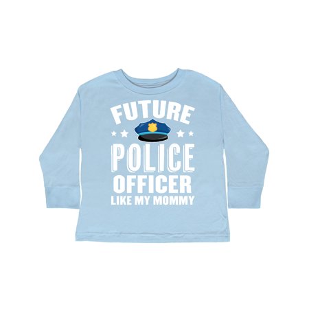 

Inktastic Future Police Officer Like My Mommy Gift Toddler Boy or Toddler Girl Long Sleeve T-Shirt