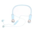 thumbnail image 4 of Neckband Earbuds, BT 5.3 Neckband with Cute Cat Pattern and RGB Backlight, IPX5 Waterproof and Magnetic Back Hands Free Sports Headphone for Calls Exercise, 4 of 7