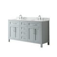 thumbnail image 4 of Ove Decors Tahoe 60 W x 21" D Freestanding Bathroom Vanity with Double Sink, Dove Gray, 4 of 11