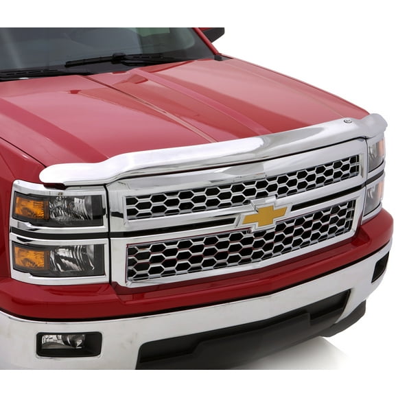 Fits 2019-2023 Ford Edge Auto Ventshade Bug Shield 622172 Aeroskin; Contour; Chrome; Acrylic