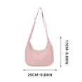 thumbnail image 3 of Women's Arrival Underarm Bag Nylon Fabric Shoulder Bag Bag Dumpling Bag Versatile Crossbody Small Bag For Commute, 3 of 9
