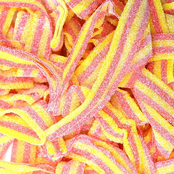 Candy Retailer Sour Candy Belts (1 Lb, Strawberry Banana)