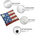 thumbnail image 4 of JRXY 4th of July Patriotic Faith Family Freedom Decorative Throw Pillow Covers Set of 2, American USA Stars Stripes Cushion Case Decor, Independence Memorial Day Vintage Home Sofa Decoration 20x20in, 4 of 6