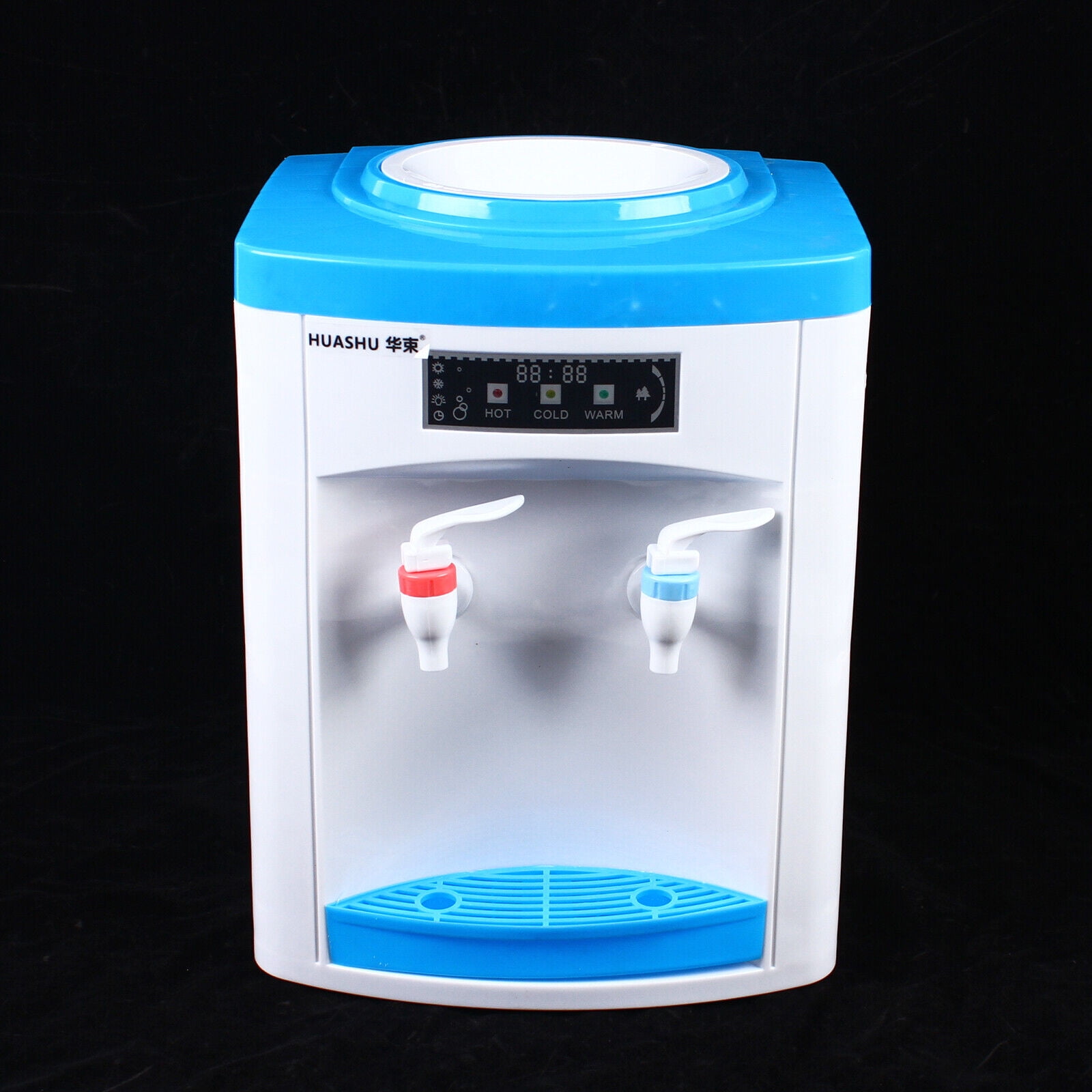 110V Top Loading Hot Cold Water Dispenser Countertop Electric 5 Gallon 8-15℃ Water Cooler Home Office