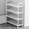 thumbnail image 6 of Tunhigl 4-Tier Shoe Rack for Closet, Sturdy Shoe Organizer, 8 Pairs of Shoes, Assembled Length Room Storage Dormitory Shoe Shelf Storage Rack, 6 of 6