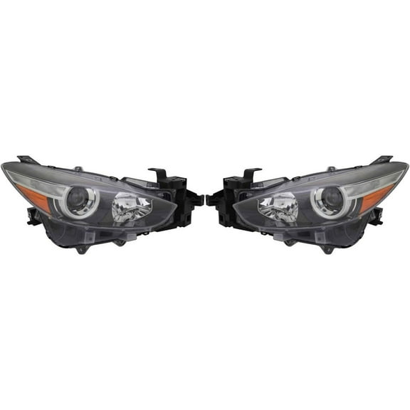 For Mazda 3 Headlight 2017 2018 Pair Driver and Passenger Side For MA2502149 | BABF-51-0L0D