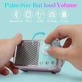 thumbnail image 2 of Dosmix Retro Bluetooth Speaker, Vintage Wireless Speaker, Kawaii Cyan Green Design, Old Fashion Style for Kitchen, Desk, Bedroom, Office, Party, Outdoor Use, 2 of 7