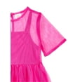 thumbnail image 2 of Wonder Nation Girls Mesh Tutu Dress with Short Sleeves, Sizes 4-18 & Plus, 2 of 3
