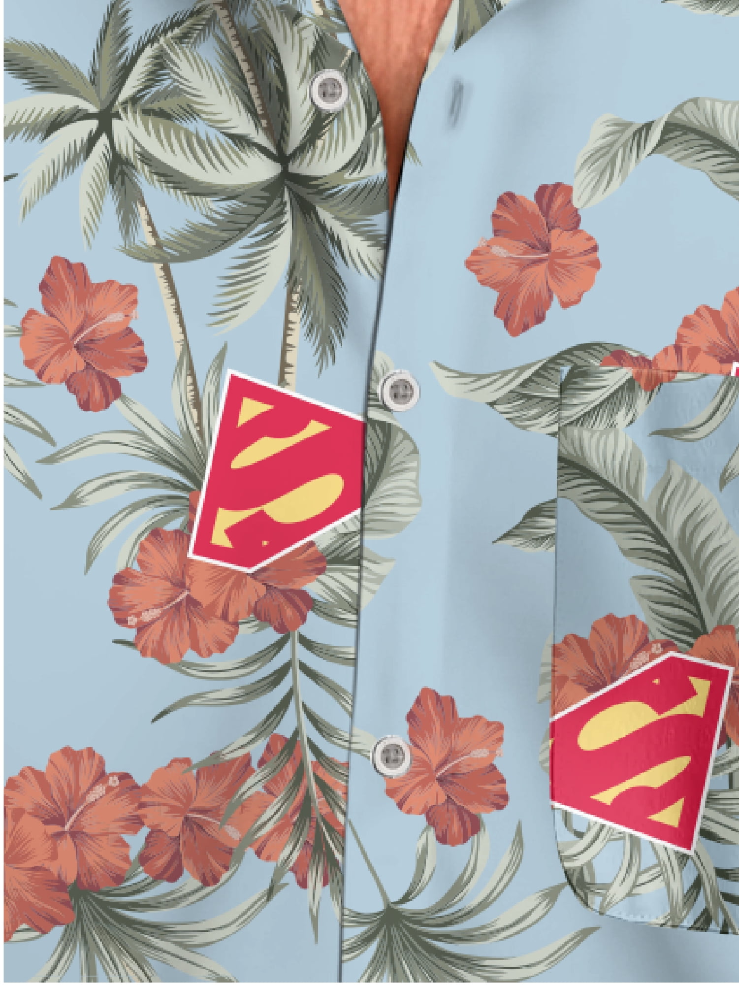 Superman Men's & Big Mens Graphic Print Shirt, Sizes S-5XL