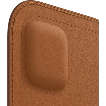 Official Leather Sleeve for MagSafe for iPhone 12 Pro Max - Saddle Brown