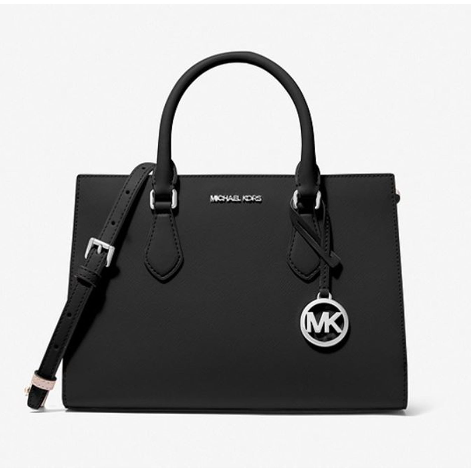 Michael Kors 35S3S6HS2L-001 Handbag For Women Sheila Satchel Medium, Black