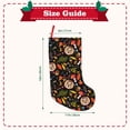 thumbnail image 3 of Lsque Owl And Leaves Pattern 18 Inch Christmas Stockings, Festive Holiday Stocking for Christmas Decorations Holiday Decor, 3 of 8