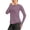 Purple, variant on Women Long Sleeve Workout Tops UV Protection Running Athletic Shirt Lightweight Quick Dry Yellow