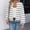 *Gray, variant on Women's Striped Waffle Jacket With Pockets,Long Sleeve Zip Up Casual Jacket, Lightweight Sweatshirts Red 1,Womens Plus S