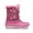 PINK, variant on DREAM PAIRS Boys & Girls Winter Zip Snow Boots Outdoor Warm Waterproof Sport Snow Boot BLACK/ROYAL Size 10