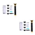 thumbnail image 3 of Minnieouse Cortadora de pelo eléctrica 5W USB Haircut Portable Barba Afeitado Salon Hairstyling Clipping Shaver con límite Cepillo para el cabello Negro 2piezas Minnieouse CBP162940, 3 of 5