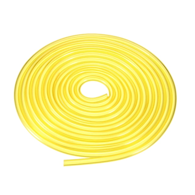 Manguera de línea de combustible Unique Bargains, manguera de combustible resistente a la corrosión 2 ciclos 1/8" x 3/16" 10 pies amarilla