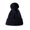 Black, variant on Bonnet Femme Chapeau D'hiver Tricoté De Couleur Unie For Femme Chapeau Moelleux Et Épais En Peluche Chapeau De Ski Chaud For Femme Bonnet Femme Hiver Leather Baseball Cap Women Chaos Trapper Hat