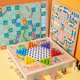 thumbnail image 2 of 十合一多功能游戏棋跳棋飞行棋五子棋斗兽棋儿童学生益智木制玩具as the picture Deng Xun unisex, 2 of 2