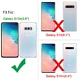 thumbnail image 2 of Mignova Galaxy S10e 5.8 inch case,Crystal Clear Soft TPU Cover Bumper and Transparent Hybrid Rugged Anti-Scratch Panel Fit for Galaxy S10e 5.8 inch case 2019 Release (Silver), 2 of 7