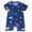 Z45-Dark Blue, variant on 0-3 Months Infant Summer Romper Summer Baby Bodysuit Thin Boys Romper Cartoon Newborn Short Sleeved Romper Baby Girls Pajamas