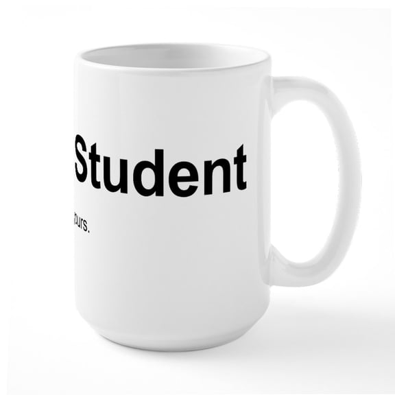 CafePress - Nursing Student Definitio - 15 oz Ceramic Large White Novelty Mug