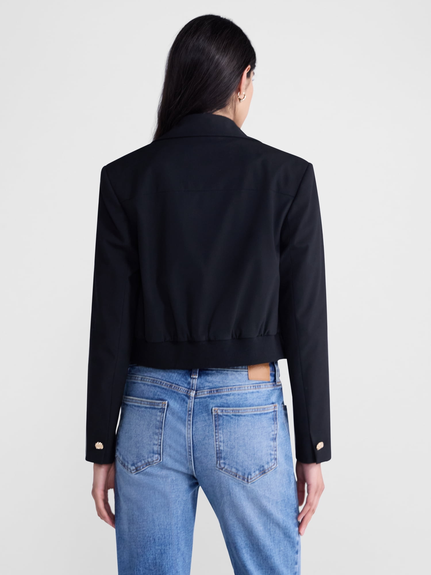 Scoop Women's and Women's Plus Ribbed Back Blazer, Sizes XS-4X