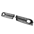 thumbnail image 3 of 2 uds parrilla de luz antiniebla del parachoques delantero 8J0807682 reemplazo de galvanoplastia negro brillante para TT 8J 2006-2014 Jadeshay A, 3 of 8
