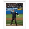 thumbnail image 2 of Art.com President George W. Bush Throws the Ceremonial First Pitch at Yankee Stadium Premium Photographic Print, White Frame Wall Art, 17" x 21", 2 of 5