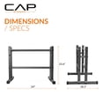 thumbnail image 4 of Estante de Utilidad para Pesas de 24", Bolas de Medicina y Kettlebells, 4 of 6