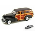 thumbnail image 1 of Diecast Car w/Trailer - 1948 Chevy Fleetmaster, Black - Welly 22083 - 1/24 scale Diecast Model Toy Car, 1 of 3