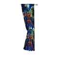 thumbnail image 3 of Marvel Avengers Circle 2 Panels Drapes Set - 63 Inch Long - Superhero Room Decor, 3 of 5