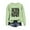 Light Green, variant on Sweatshirt for Women No Hood Fall Winter Relaxed Fit Crewneck Long Sleeve Batwing Cold Shoulder with Pocket Graphic Pullover Cotton Pullover(Beige,S)