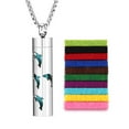 thumbnail image 3 of Stainless Steel Aroma Necklace - Elegant Design, Rust-Resistant, Perfect for Couples and Gifts, 3 of 8