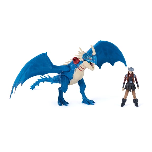 Dreamworks Dragons, How to Train Your Dragon, Deadly Nadder & Astrid, Viking Duo Action Figures