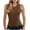 Khaki, variant on gakvbuo Plus Size Summer Tank Tops For Women 2023 Trendy Women's Casual Loose Solid Color Crewneck Sleeveless T-Shirt Vest Tanks Tops Blouse