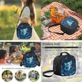 thumbnail image 5 of Yuyamidu Blue Axolotl 17 Inch Kids School Backpack Set, 4 Piece Flap Backpack with Lunch Bag, Pencil Case and Water Bottle Holder, Lightweight 600D School Bag for Elementary and Middle School, 5 of 7