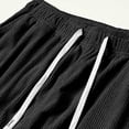 thumbnail image 5 of Yongwang Men's Corduroy Cargo Joggers Pants Drawstring Elastic Waist Pants Casual Tapered Pants with Pockets, 5 of 9