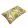 thumbnail image 3 of Balery Cute Avocado Bedding Queen Pillow Cases - Envelope Closure - Soft Brushed Microfiber Fabric - Shrinkage and Fade Resistant Pillow Cases-16"x24", 3 of 9