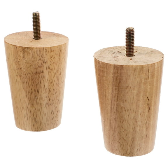 Dytern furniture legs 2pcs Wood Furniture Legs Couch Replacement Legs Sofa Legs Cabinet Legs,4.13"X2.36"X1.77"