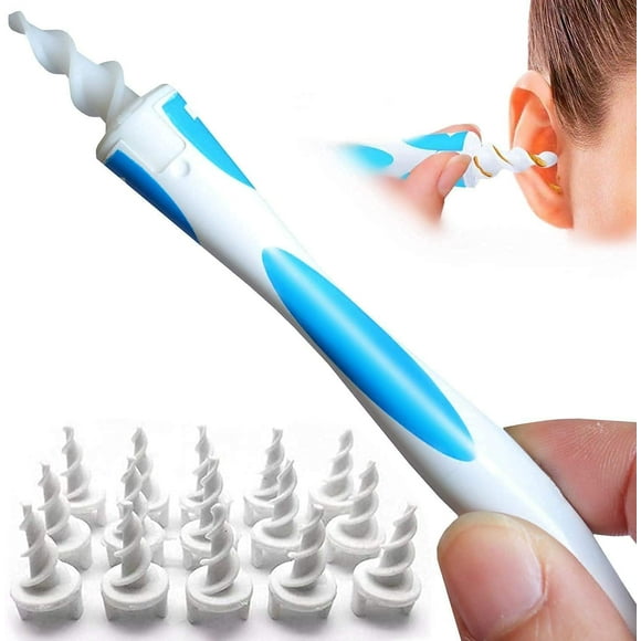 Earwax remover spiral earwax remover silicone ear cleaner safe soft earwax removal tool