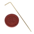 thumbnail image 4 of Soporte de incienso de palisandro, soporte de latón, quemador de incienso para palos, hogar, templos, salones de yoga, patrón de montaña, 4 of 10