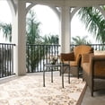 thumbnail image 3 of Safavieh Courtyard Louis Geometric Indoor/Outdoor Area Rug, Anthracite/Light Gray, 5'3" x 7'7", 3 of 9