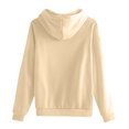 thumbnail image 4 of Zip Up Hoodie Women Y2K Sweatshirt Casual Long Sleeve Hoodies Oversized Fall Spring Fleece Jacket with Pockets Yellow M, 4 of 6